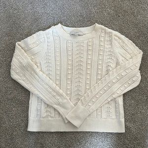 LOFT White Sweater - size XS